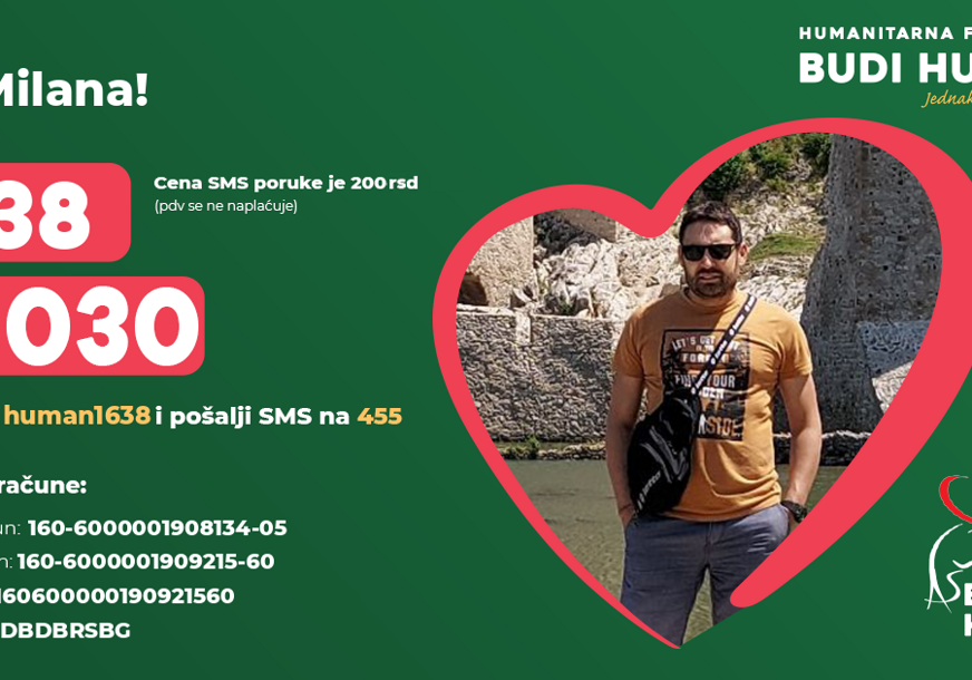 Milan (44) se bori za  ŽIVOT, pomozimo mu: Za transplantaciju bubrega potrebno 150.000 KM,  pozivom na 17111 darujte 3 marke