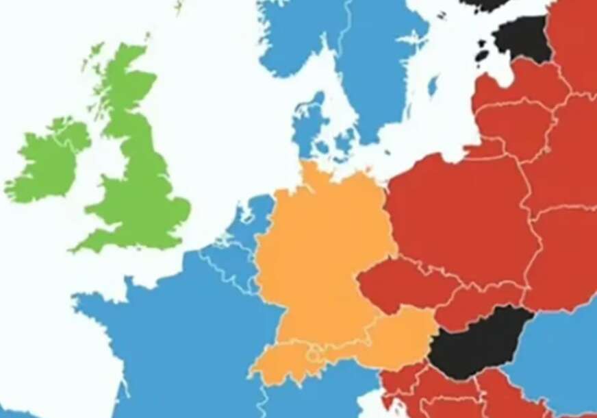(VIDEO) "Srećno vam bilo sa tim" Nova mapa iznenadila sve, cijeli Balkan obojen u crveno