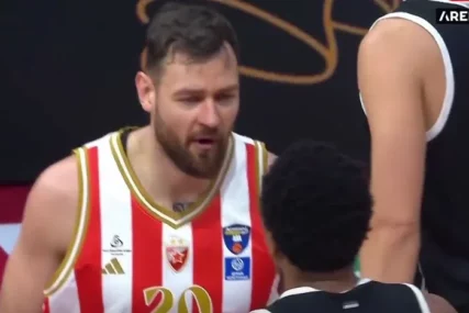 (VIDEO) Umalo tuča u Areni: Motejunas i Braun se sukobili zbog nesmotrenosti američkog košarkaša