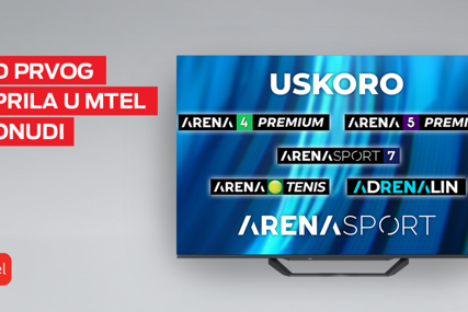 Još više sporta stiže na m:tel: Od 1. aprila pet novih Arena Sport kanala