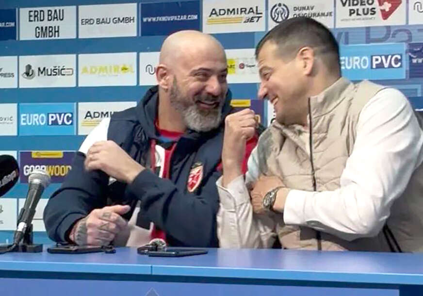 (VIDEO) Konačno lijepa scena iz Novog Pazara: Lalatović i Stanković nasmijani na konferenciji za štampu