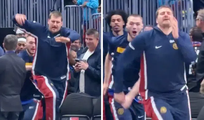 (VIDEO) Viralni snimak nasmijao javnost: Nikola Jokić na sprintu, košarkaš je dao sve od sebe da prvi dođe do koša