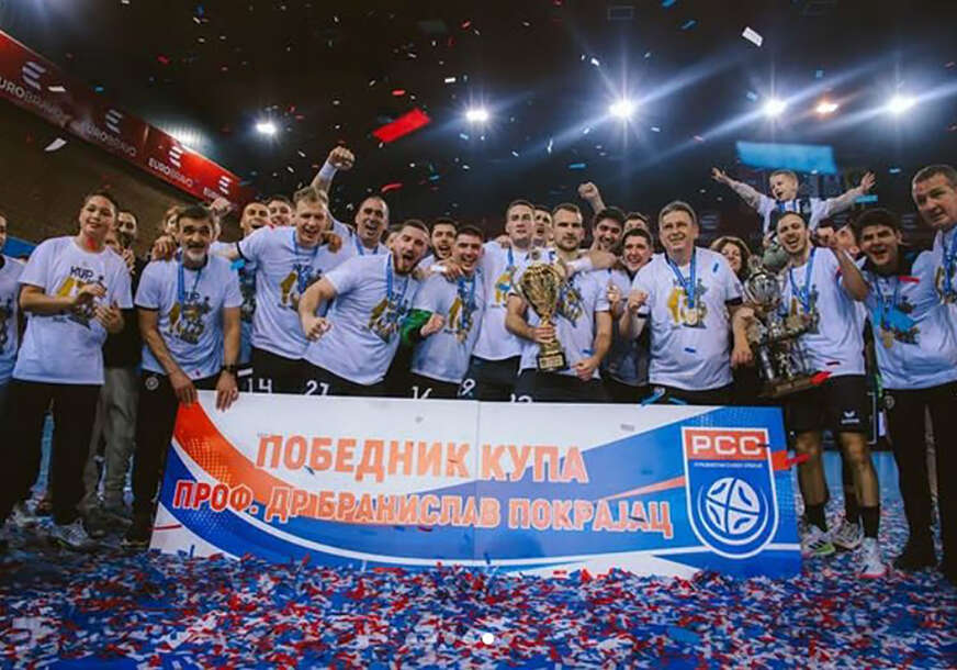 Parni valjak pregazio Dinamo: Rukometaši Partizana šesti put slavili u Kupu Srbije
