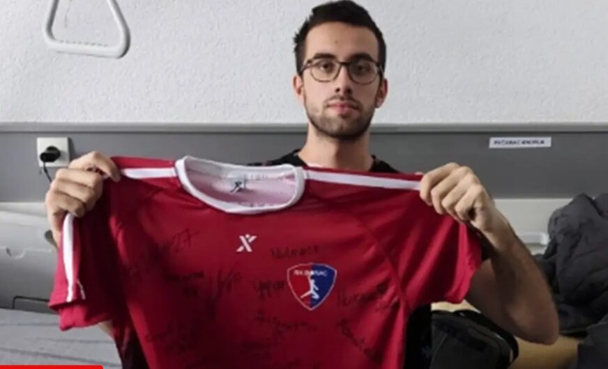 (FOTO) PROBUDIO SE IZ KOME Igrač banjalučkog Borca Andrija Pećanac otvorio oči, OGLASIO SE KLUB