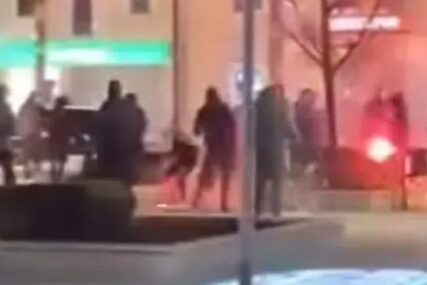 (VIDEO) DRAMA U NIKŠIĆU Potukli se navijači Partizana i Sutjeske, ima povrijeđenih