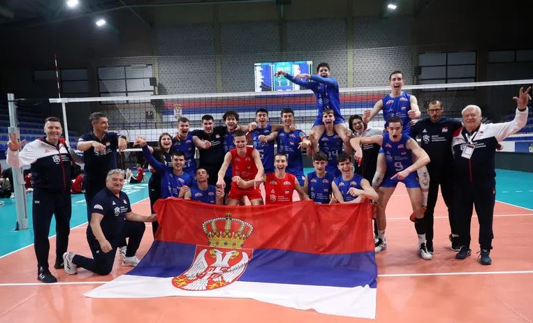 I drugo mjesto kao premija: Velika pobjeda odbojkaša, kadeti Srbije na Evropskom prvenstvu