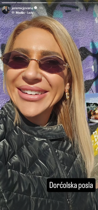 FOTO:  INSTAGRAM/JOVANAJEREMIC / SCREENSHOT