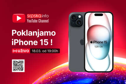 (VIDEO) Srpskainfo poklanja iPhone 15 – saznajte kako da pobijedite u direktnom prenosu!