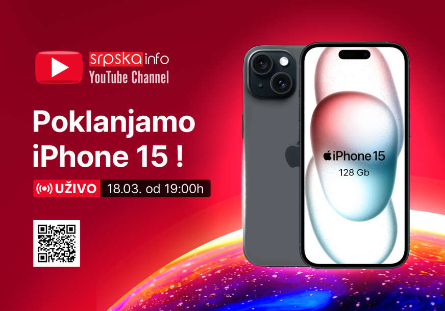 (VIDEO) Srpskainfo poklanja iPhone 15 – saznajte kako da pobijedite u direktnom prenosu!