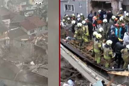 (VIDEO) Drama u Istanbulu: Srušile se dvije zgrade