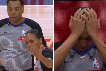 (VIDEO) Boli i kad se gleda: Sudija se u punom trku zakucala glavom u kamermana, scena u NBA ligi koja je sve ostavila u šoku
