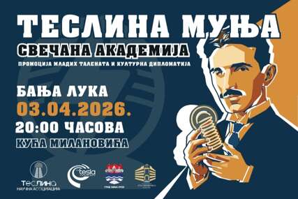 ​„Teslina munja“ u srcu Banjaluke: Svečana akademija povodom 170 godina od rođenja velikog genija