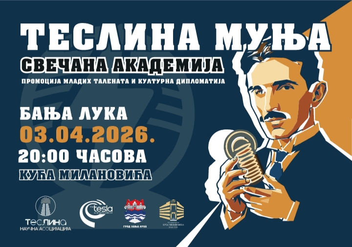 ​„Teslina munja“ u srcu Banjaluke: Svečana akademija povodom 170 godina od rođenja velikog genija