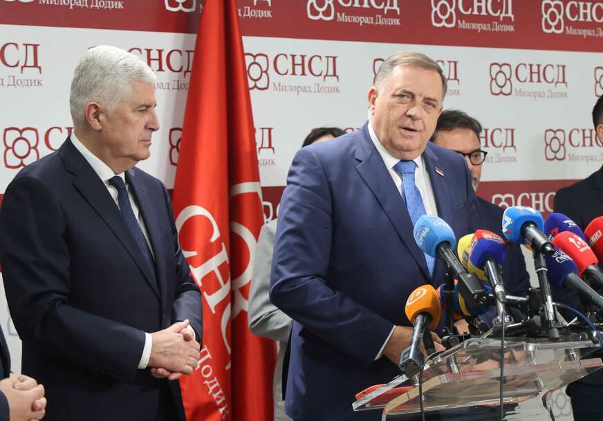 (VIDEO, FOTO) Dodik sa Čovićem: Očekujem ubjedljivu pobjedu na izborima, Šmit je kreten