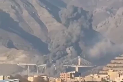 (VIDEO) IMA POGINULIH Ovo je trenutak kada je raketa razorila najviši most na Bliskom istoku