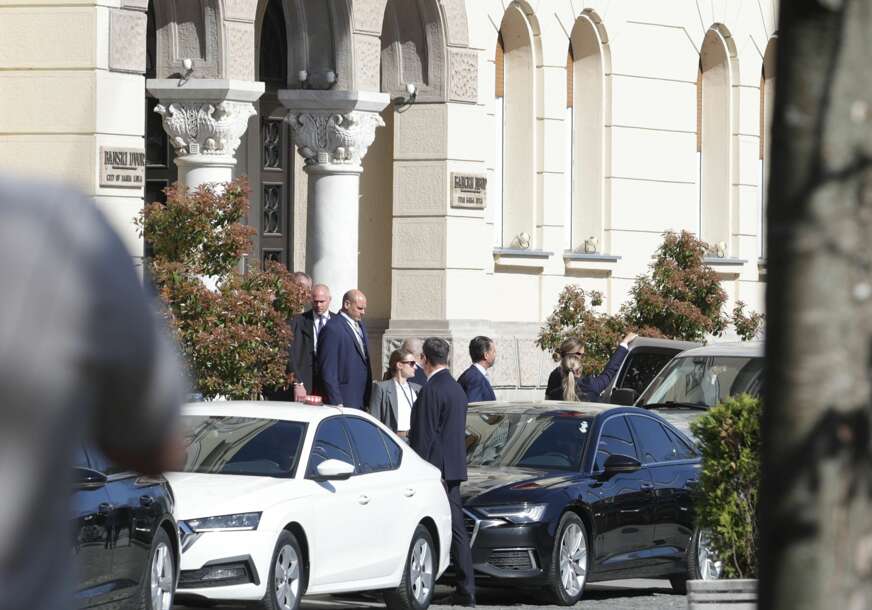 (FOTO) Trampov sin otišao iz Banjaluke: Završena posjeta koja je paralisala najveći grad u Srpskoj