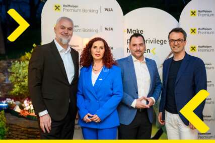 (FOTO) RAIFFEISEN BANKA BiH Predstavljena nova i jedinstvena VISA PLATINUM kreditna kartica