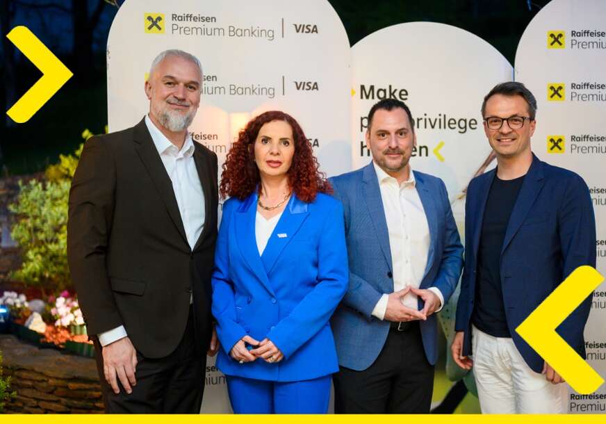 (FOTO) RAIFFEISEN BANKA BiH Predstavljena nova i jedinstvena VISA PLATINUM kreditna kartica