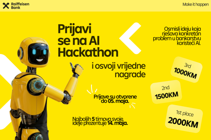 RAIFFEISEN AI HACKATHON Predstavite ideju i osvojite vrijedne nagrade