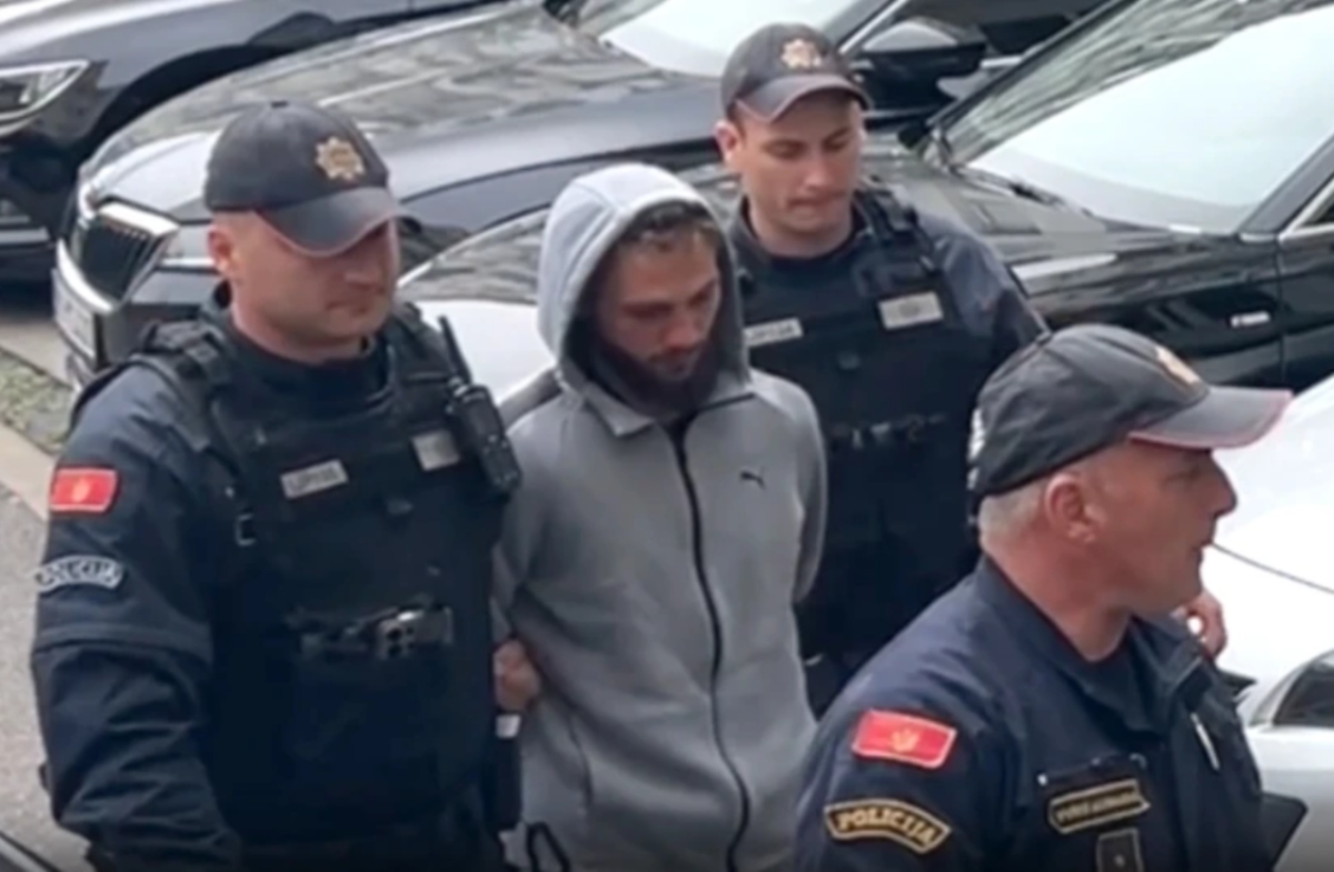 Vehid Murić (25) osumnjičen za trostruko ubistvo u Podgorici sproveden u tužilaštvo