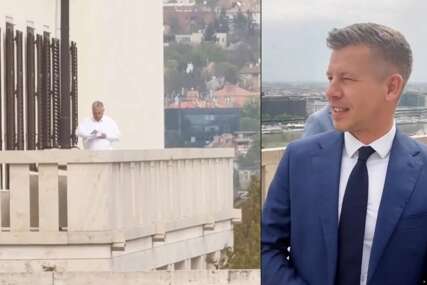 (VIDEO) KOJE SU ŠANSE Mađar došao kod predsjednika, izašli na terasu, a na balkonu pored Viktor Orban
