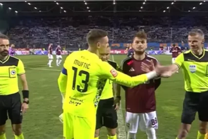 (FOTO) Internet bruji o ovome: Željezničar nakon derbija provocirao najvećeg rivala
