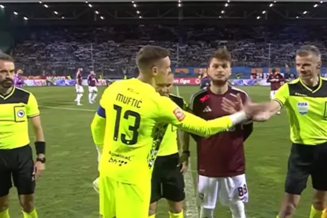 (FOTO) Internet bruji o ovome: Željezničar nakon derbija provocirao najvećeg rivala
