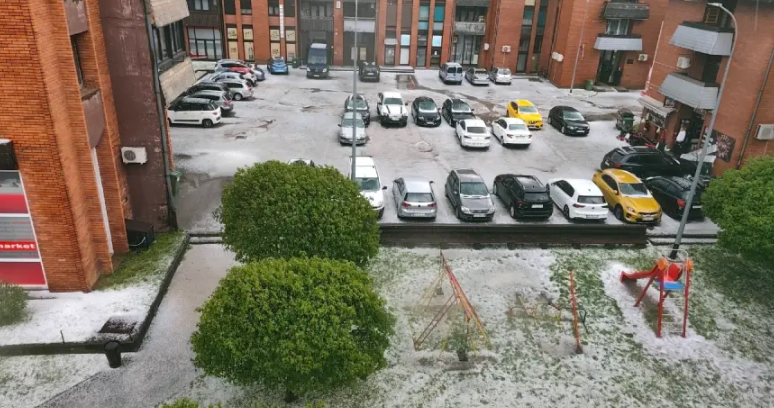 GRAD SE ZABIJELIO Jako nevrijeme u Hrvatskoj