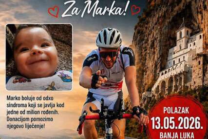 Boluje od rijetke bolesti: Humanitarna biciklistička vožnja do manastira Ostrog za pomoć dječaku Marku