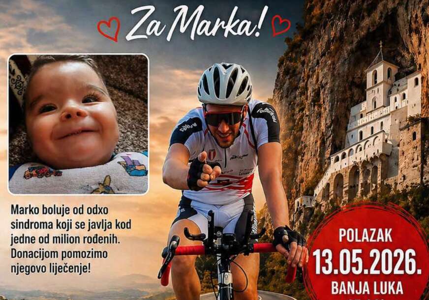 Boluje od rijetke bolesti: Humanitarna biciklistička vožnja do manastira Ostrog za pomoć dječaku Marku