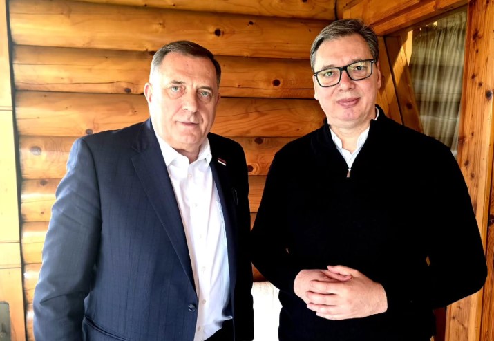 milorad dodik, aleksandar vučić