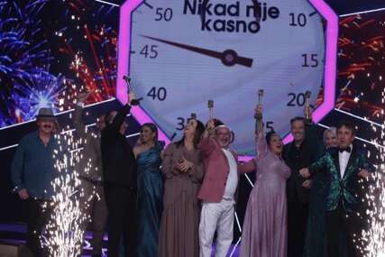 Tri pobjednika, jedna velika noć: Večeras veliko FINALE "NIKAD NIJE KASNO", poznata imena svih finalista