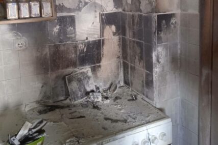 (FOTO) Vatrogasci imali intervenciju: Požar u stanu u Banjaluci