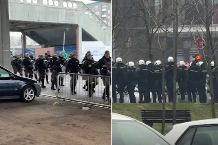(VIDEO) Žandarmerija na sve strane: Pojačane mjere bezbjednosti pred vječiti derbi