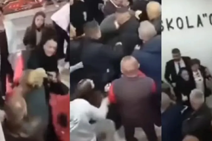 (VIDEO) Dok djeca šetaju, majke se tuku: Užasne scene sa mature, očevi pokušali da ih razdvoje