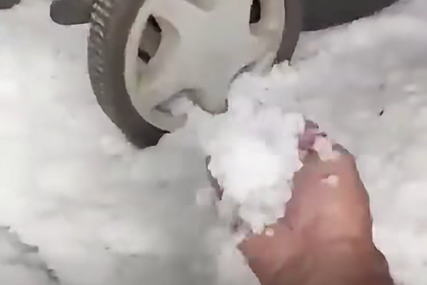 (VIDEO, FOTO) Nismo završili sa padavinama: U ovom dijelu BiH već ZABIJELILO KAO USRED ZIME, radile lopate