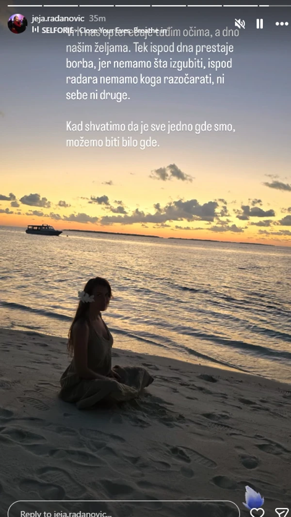 FOTO: JEJA.RADANOVIC/INSTAGRAM/SCREENSHOT