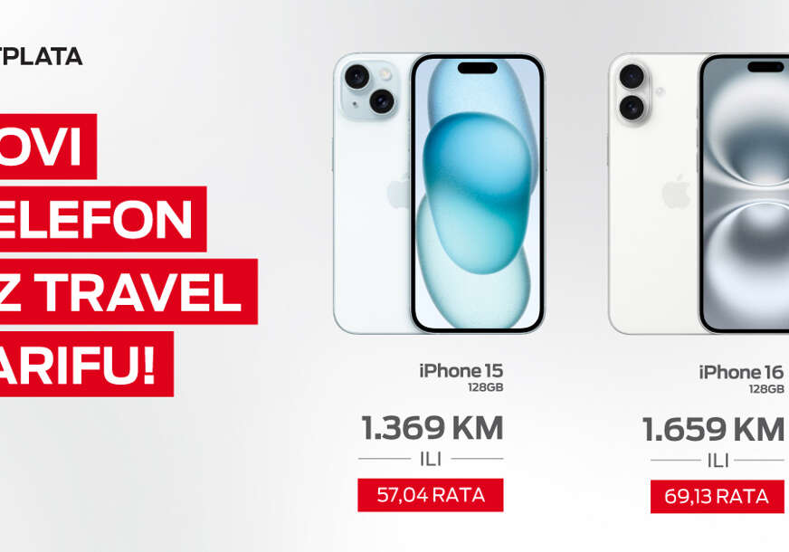Izaberite svoj novi telefon i m:tel Travel tarifu: Vrhunski telefoni i neograničena komunikacija gdje god da ste