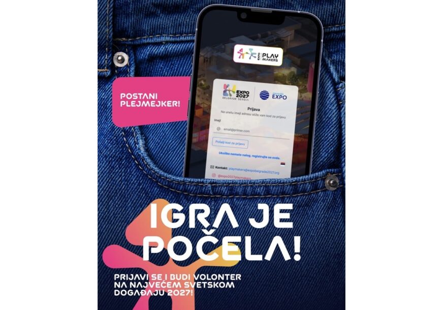 Ekspo 2027 traži 20.000 plejmejkera: Od danas prijave za najveći volonterski program u Srbiji