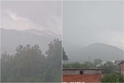 (VIDEO) OVOME SE NIKO NIJE NADAO Šar planina još uvijek pod snježnim pokrivačem, dok počinju ekstremne vrućine