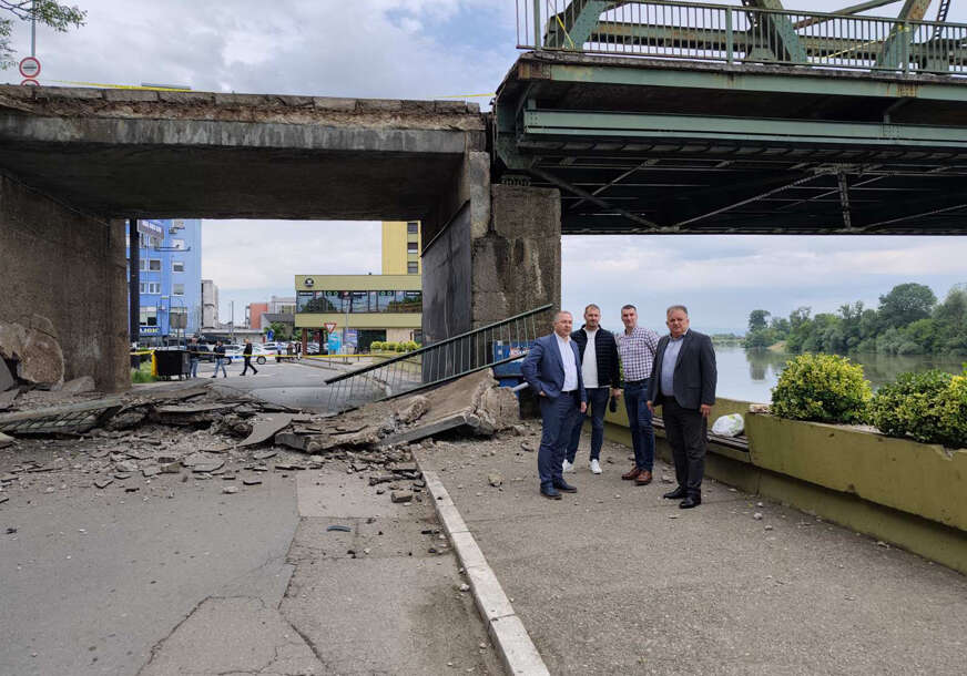 (FOTO) "Ekipe će raditi 24 časa kako bi saobraćaj što prije bio uspostavljen" Dat nalog za HITNU SANACIJU podvožnjaka na graničnom prelazu u Gradiški