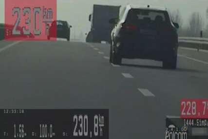 (VIDEO) Audijem divljao po auto-putu: Grk vozio skoro 240 na čas