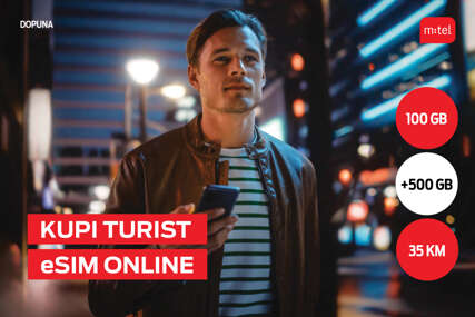Brzi INTERNET vas čeka čim stignete: Podijelite svaki trenutak dok ste u BiH uz m:tel turist eSIM