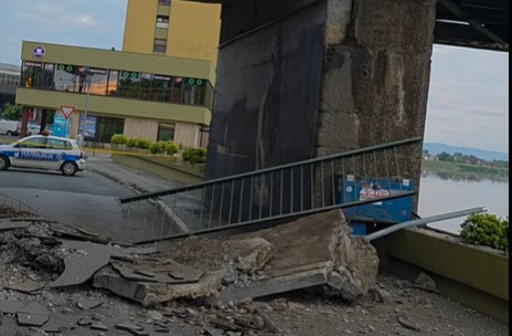 urušen most na savi