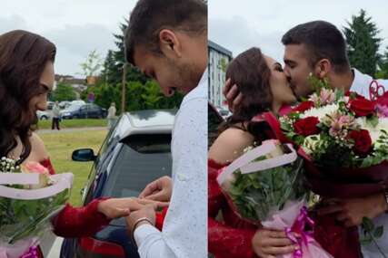 (VIDEO, FOTO) Kraj jednog i početak novog poglavlja: Maturantkinja iz Kozarske Dubice VJERENA NA PROSLAVI MATURE