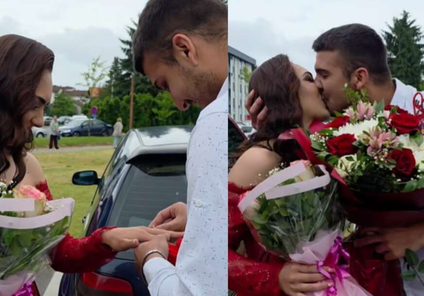 (VIDEO, FOTO) Kraj jednog i početak novog poglavlja: Maturantkinja iz Kozarske Dubice VJERENA NA PROSLAVI MATURE