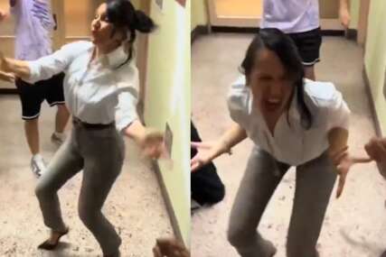 (VIDEO) "Ovo je prenošenje znanja" Profesorka iz Hrvatske ZAPLESALA SA MATURANTIMA, pa izazvala haos na mrežama, vode se rasprave da li je PRETJERALA