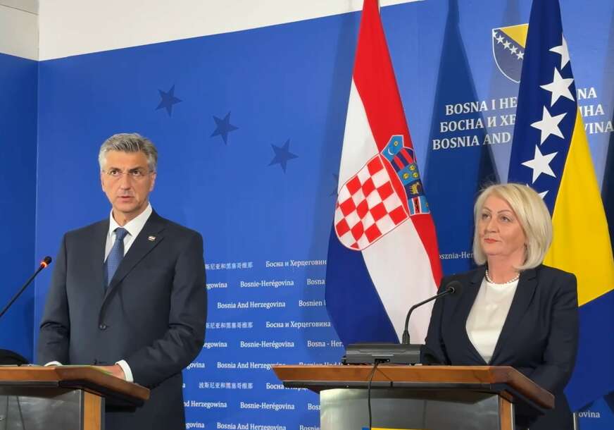 Andrej Plenković i Borjana Krišto