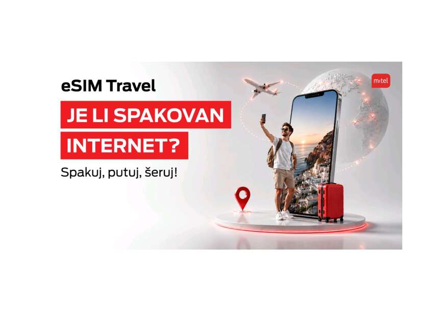 Sezona putovanja počinje: m:tel vam predstavlja eSIM Travel