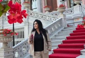 (FOTO) Lavovi, gala posluženje za goste i torta na dva sprata: Žurka u dvorcu Dragane Mirković, pjevačica podijelila sliku iz vile u Beču